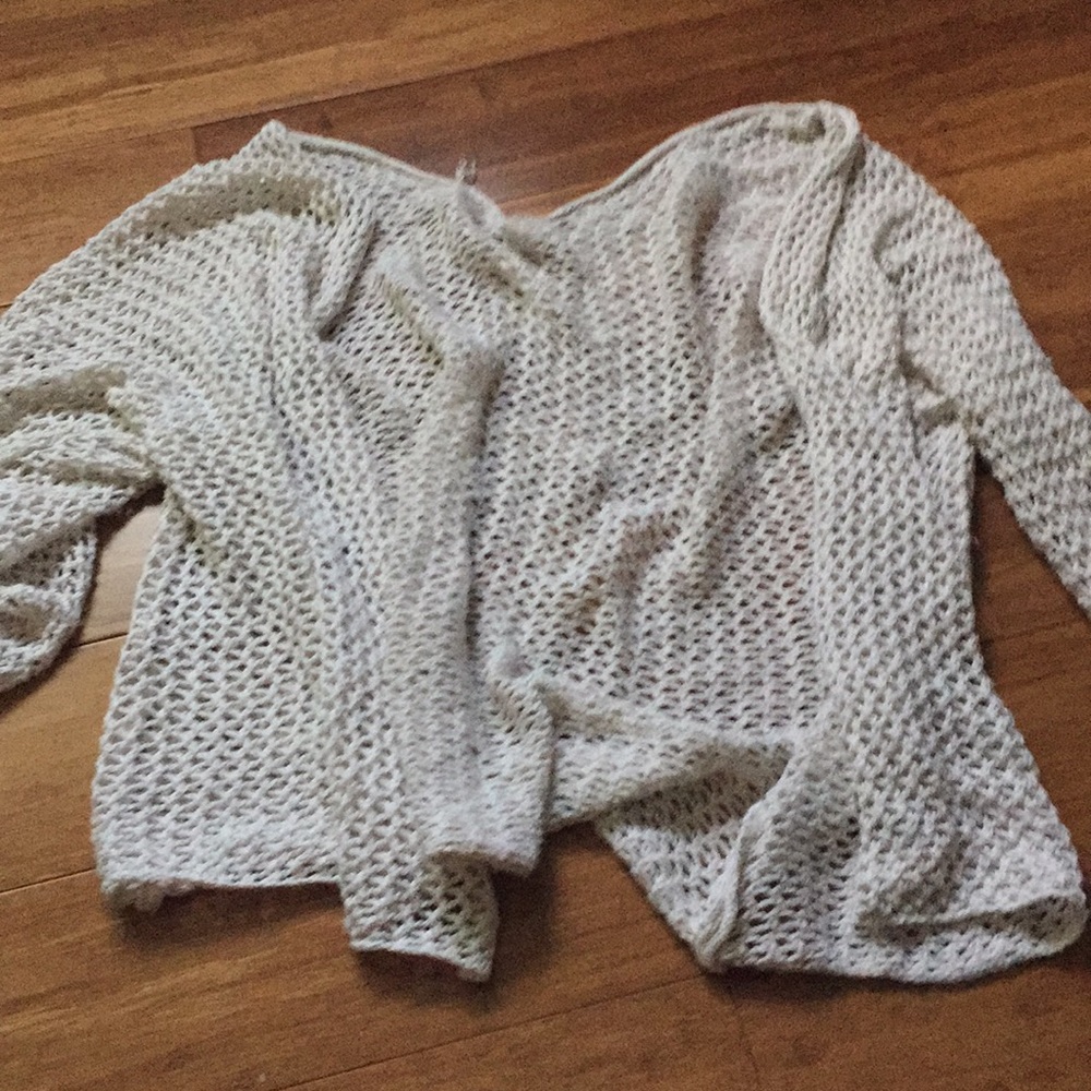 tan pullover